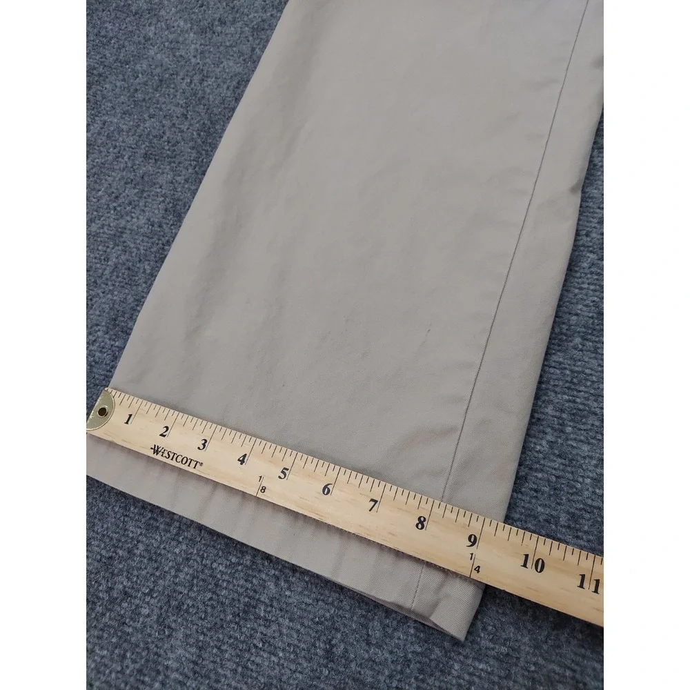 BANANA REPUBLIC Pants Mens 33x32 Tan Khaki DAWSON Chino Cotton Flat Front
